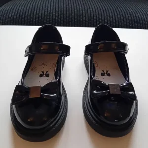 Girls black shoes size 12 - Image 2