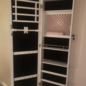 White over-the-door jewellery cabinet - Image 2
