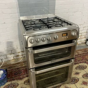 HotPoint Stainless Steel 60CM Gas Cooker With Oven and Grill - Image 3