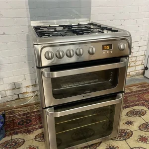 HotPoint Stainless Steel 60CM Gas Cooker With Oven and Grill - Image 4