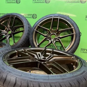 BOLA B11 19” 5x112 ALLOY WHEELS WITH NEW TYRES - Image 5