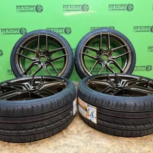 BOLA B11 19” 5x112 ALLOY WHEELS WITH NEW TYRES - Image 6