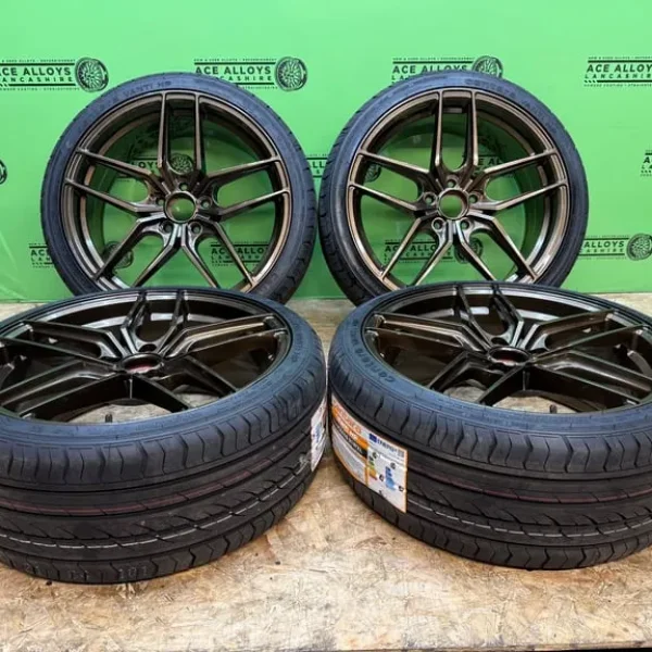 BOLA B11 19” 5x112 ALLOY WHEELS WITH NEW TYRES