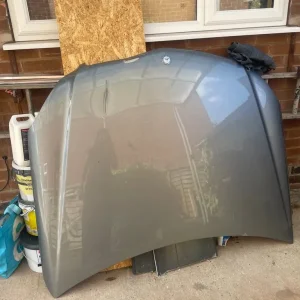 Mercedes C-Class bonnet with small dent and scratch