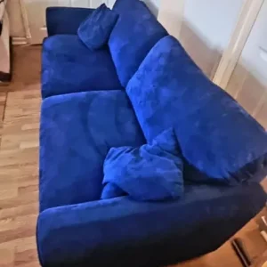 Navy sofa 3-4 seater - Image 2