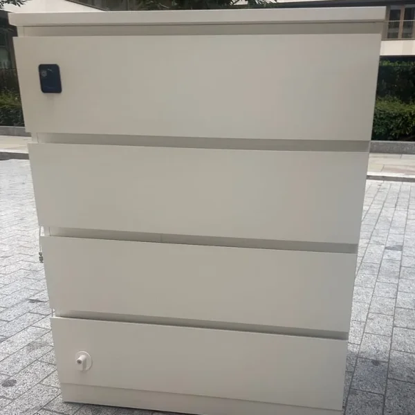 Ikea Malm chest of 4 drawers white