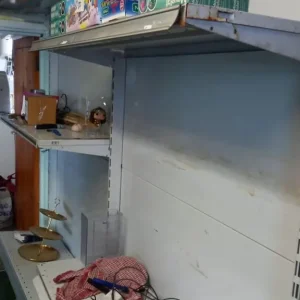 METAL SHELVES VERY STRONG THE PAIR - Image 2