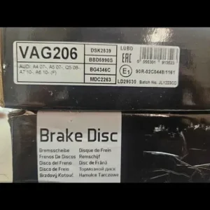 Audi front brake discs and pads - Image 3