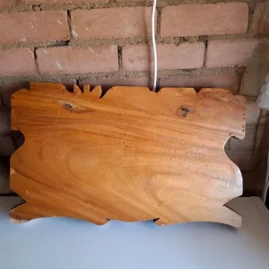 Balinese hand carved wooden wall panel - Image 4