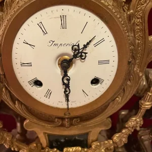 Clock and matching candelabras - Image 6
