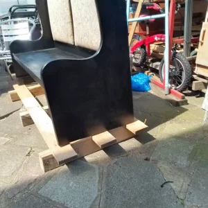 Solid wood 2 seater bench - Image 6