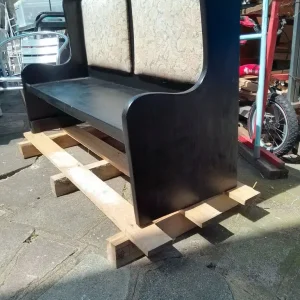 Solid wood 2 seater bench - Image 7