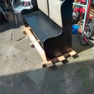 Solid wood 2 seater bench - Image 8