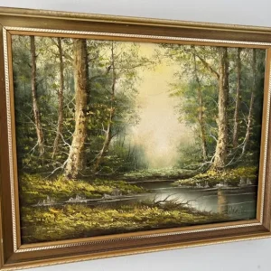 Original oil painting by Silvatie – Serenity at the river’s edge - Image 5