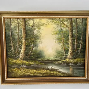 Original oil painting by Silvatie – Serenity at the river’s edge - Image 6