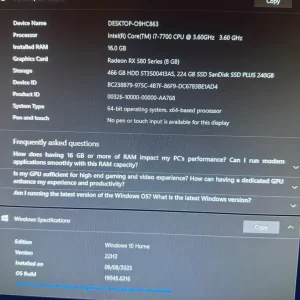 ASUS GAMING PC – Fully Built, Fresh Setup, Mint Condition - Image 7