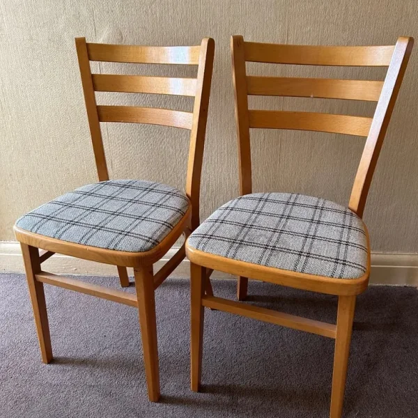 Pair of Vintage Dining Chairs