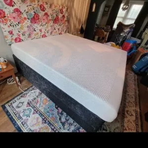 Tempur Superking Mattress with Divan Base and Headboard - Image 4