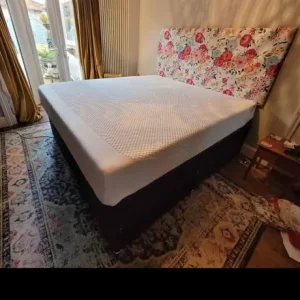 Tempur Superking Mattress with Divan Base and Headboard