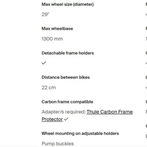 Thule Easyfold XT 933 bike carrier - Image 3