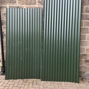 Corrugated plastic coated sheets