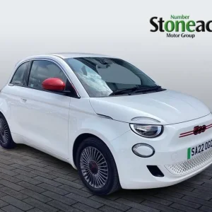 2022 Fiat 500e Red Hatchback