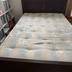 Double bed and mattress