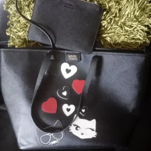 LADIES CAT HANDBAG BY KARL LAGERFELD - Image 2