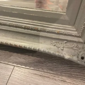 Ornate wooden framed mirror - Image 4