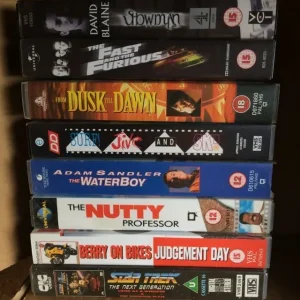 VHS film tape bundle 8x