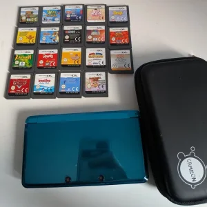 Nintendo 3DS with games, case, charger - Image 8