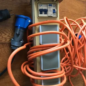 Caravan motor home camping hook up electric lead