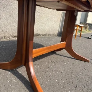 Nathan mid century teak extendable dining table with 4 Caxton chairs - Image 8