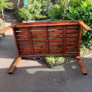 Wooden Garden Rectangular Table by Charles Taylor - Image 6