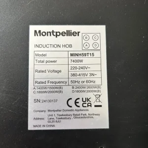 Montpellier Induction Hob BNIB - Image 3