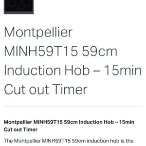 Montpellier Induction Hob BNIB - Image 4