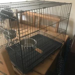 Black bird cage, never used