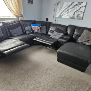 Large corner sofa with centre console - Image 2