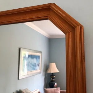 Solid Pine Angled Mirror 28in x 40in - Image 2