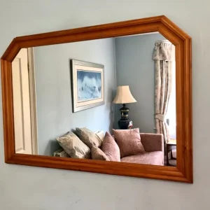 Solid Pine Angled Mirror 28in x 40in