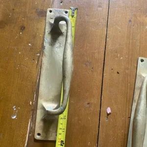 Antique Brass Door Handles x2 Pairs - Image 4
