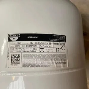 Zilmet 19L Potable Expansion Vessel X2 with Brackets - Image 2