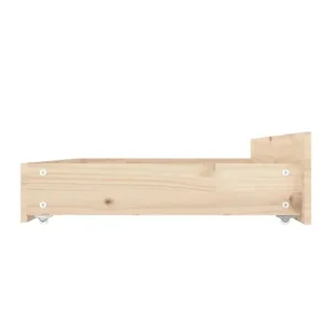 Bed Drawers 4 pcs Solid Pine Wood - Image 4