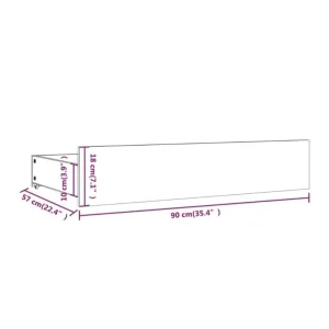 Bed Drawers 4 pcs Solid Pine Wood - Image 5