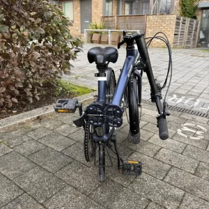 Folding Bike Tilt 500 - Blue - Comes with Basket and Lock Chain - Image 7