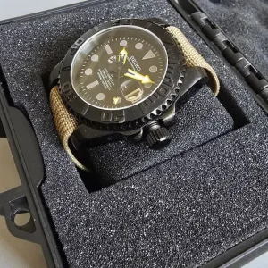 Seiko watch modified divers black - Image 6