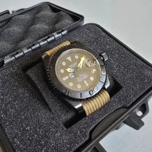 Seiko watch modified divers black - Image 7