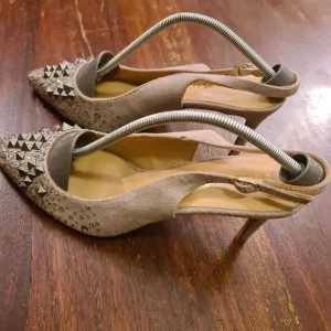 Ladies heeled sling backs - Image 4