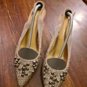 Ladies heeled sling backs - Image 5