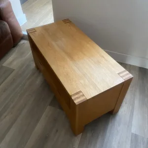 Solid Oak TV Unit - Image 2